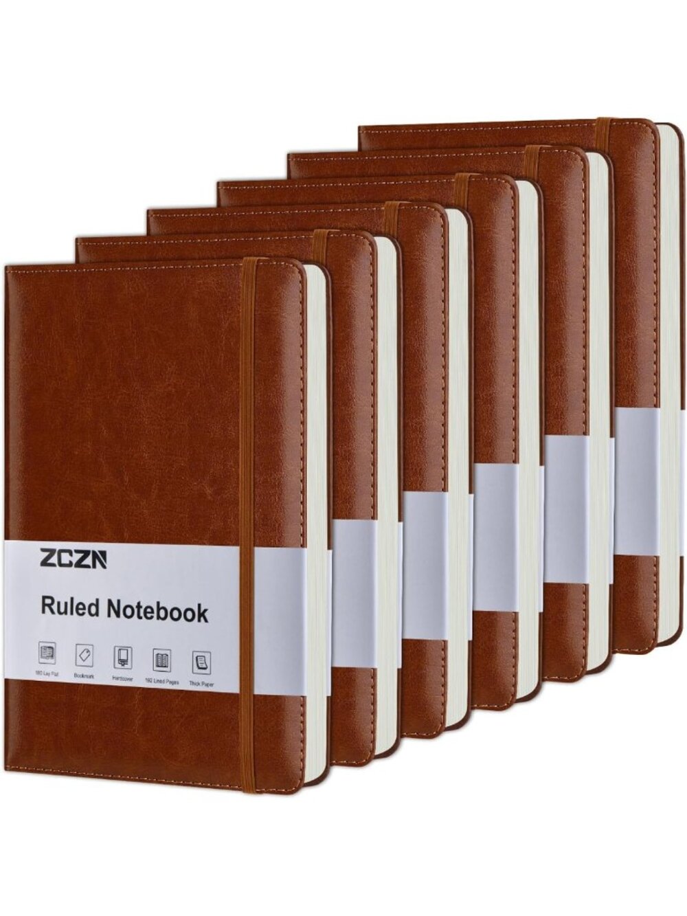 Hardcover Lined Journal Notebook, 5.5x8.3 in, 192 Pages for Writing & Travel